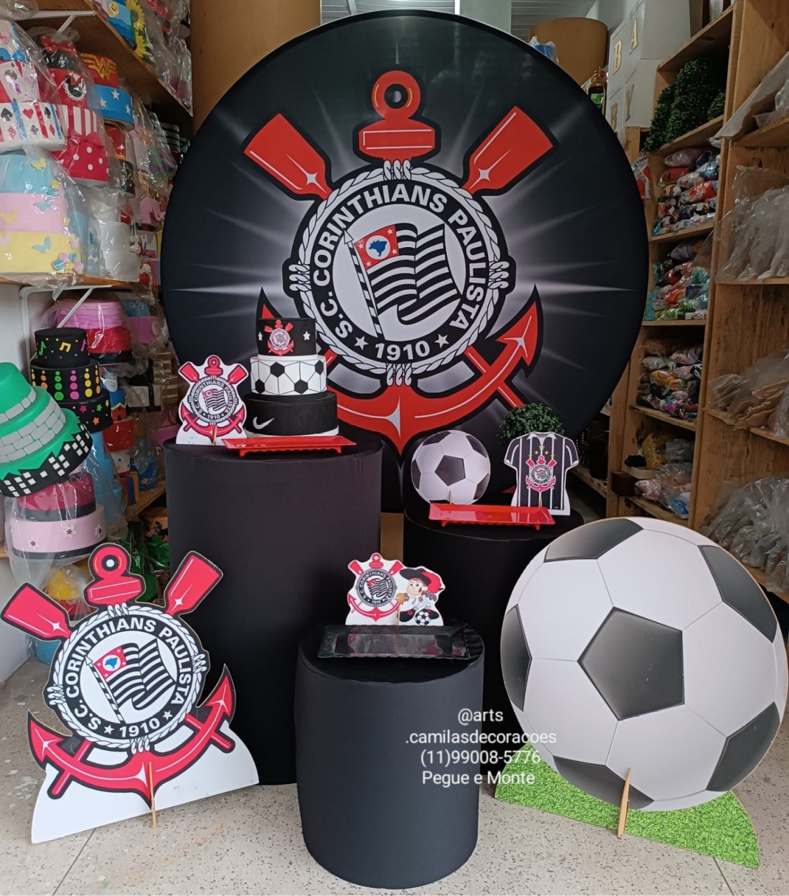 Corinthians  - Art's Camila's Decorações 