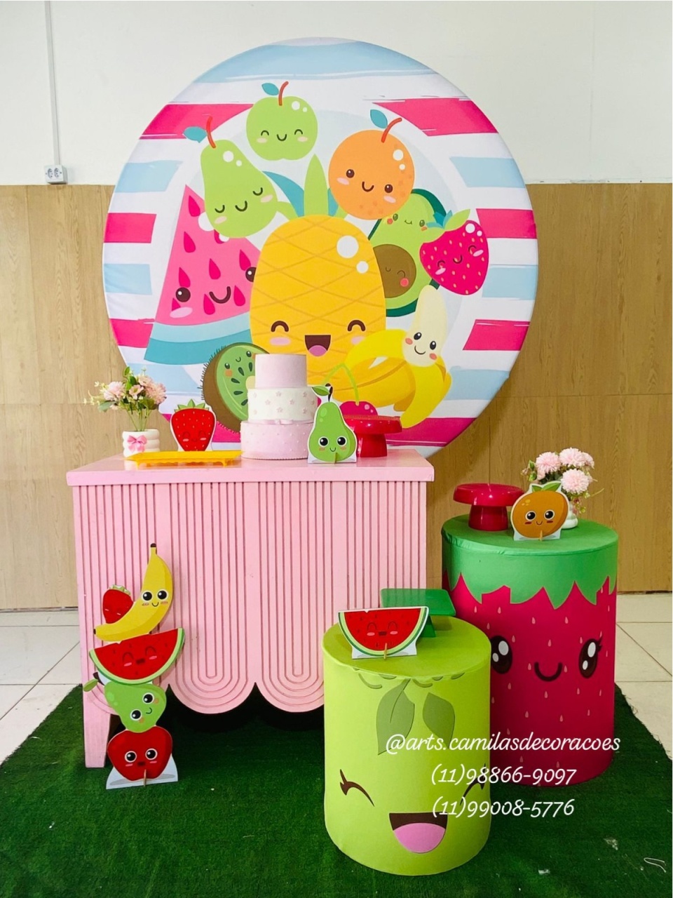 Frutas Mesa - Art's Camila's Decorações 