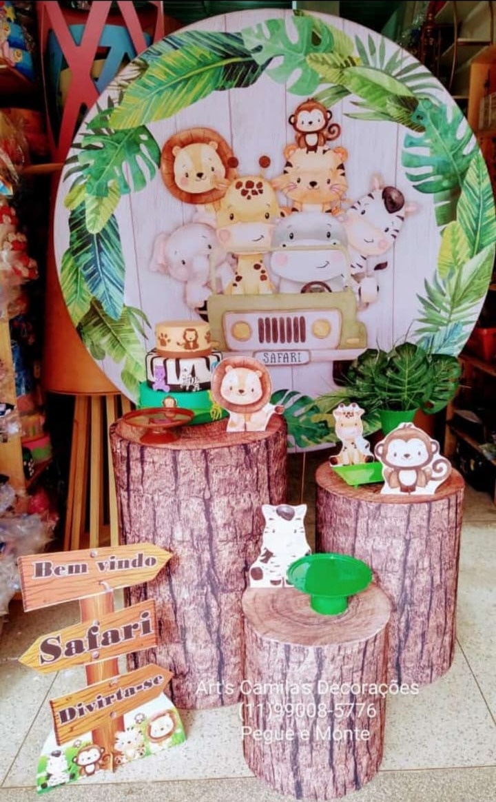 Safari Menino - Art's Camila's Decorações 