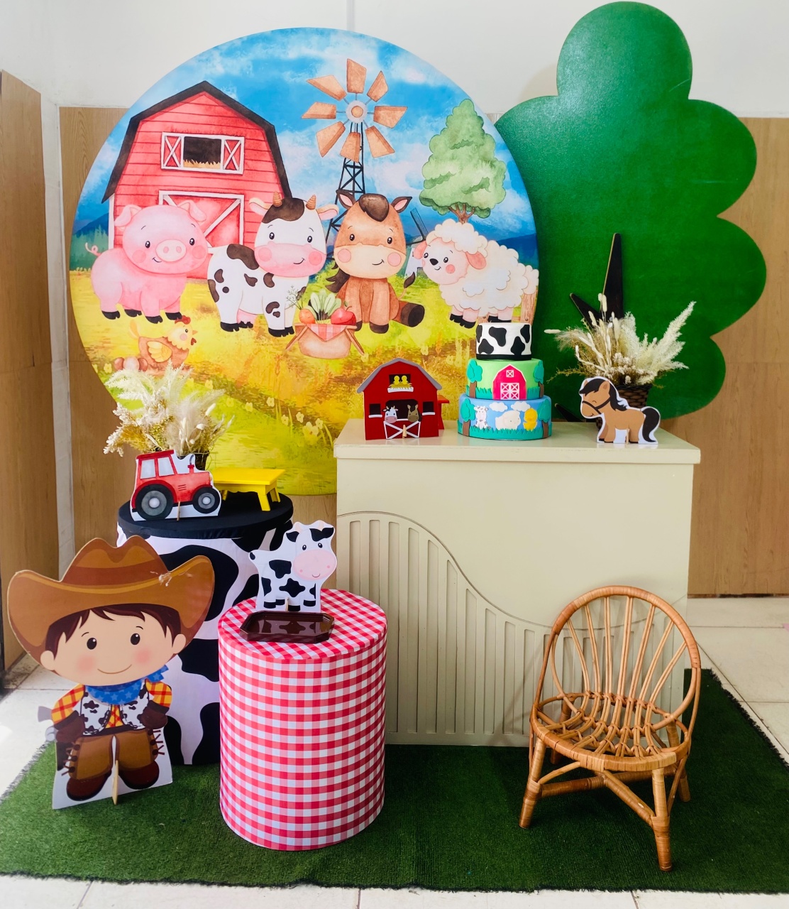 Fazendinha Arvore Menino - Art's Camila's Decorações 