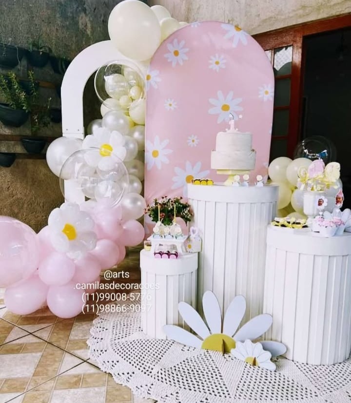 Margaridas Portal - Art's Camila's Decorações 
