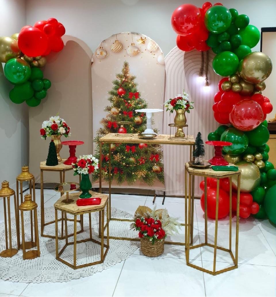 Natal Mesas de Ferro - Art's Camila's Decorações 