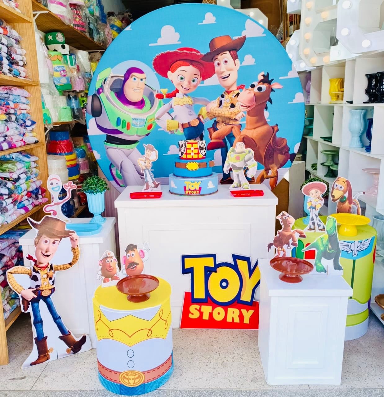 Toy Story Painel  - Art's Camila's Decorações 