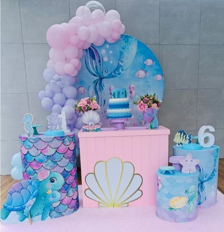 Sereia/ Fundo Do Mar - Art's Camila's Decorações 