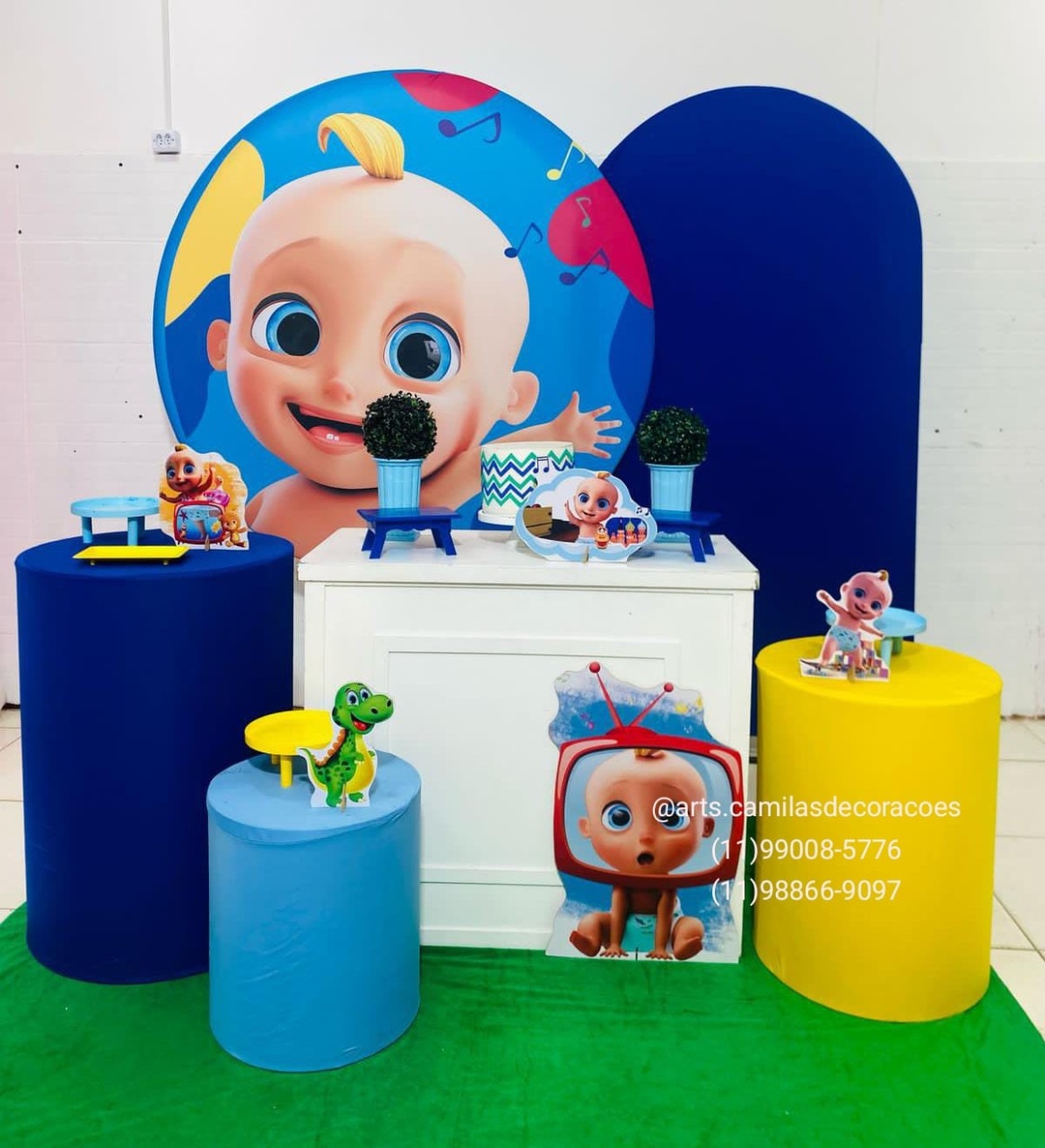 Lolo Kids Mesa + Romano  - Art's Camila's Decorações 