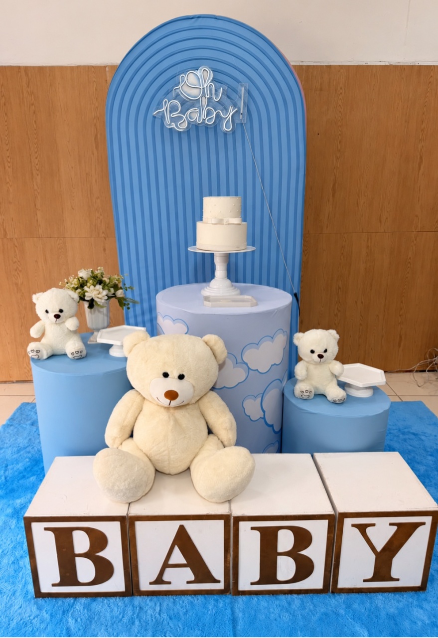 Chá de Bebe Azul - Art's Camila's Decorações 