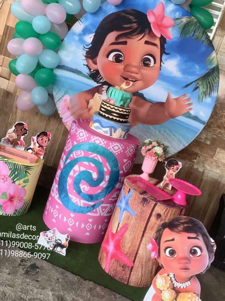 Moana Baby - Art's Camila's Decorações 