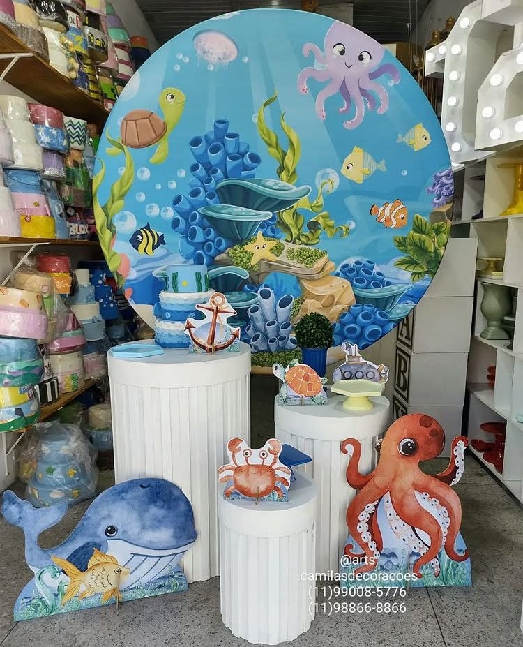 Fundo Do Mar  - Art's Camila's Decorações 
