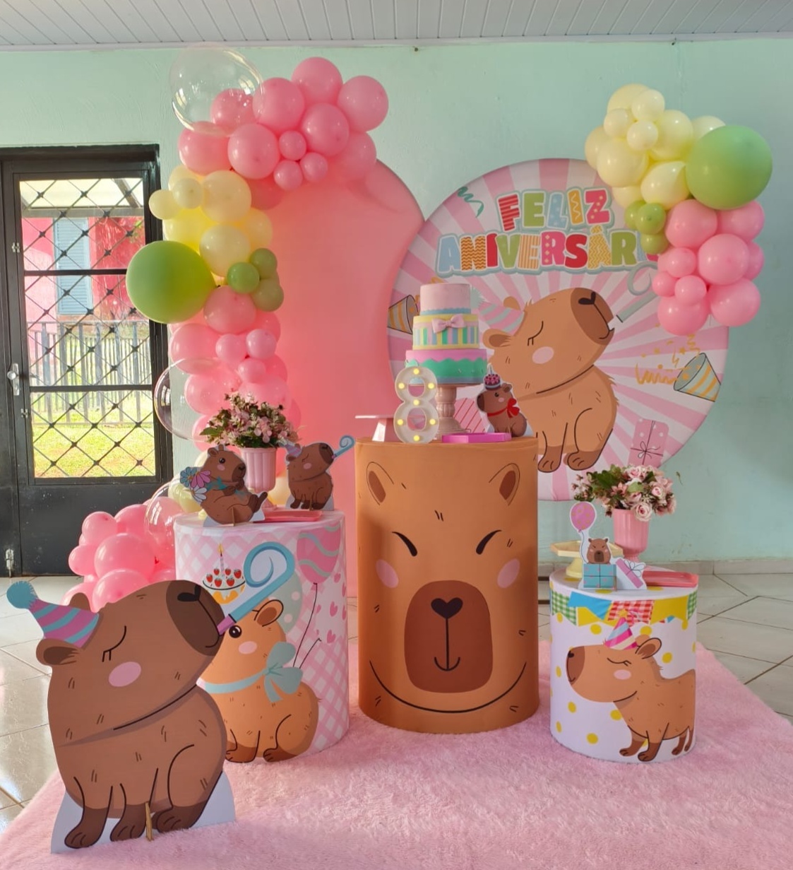 Capivara Romano - Art's Camila's Decorações 