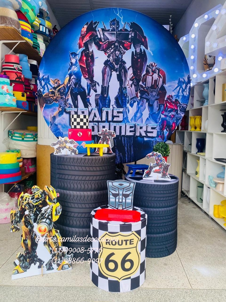 Transformers  - Art's Camila's Decorações 