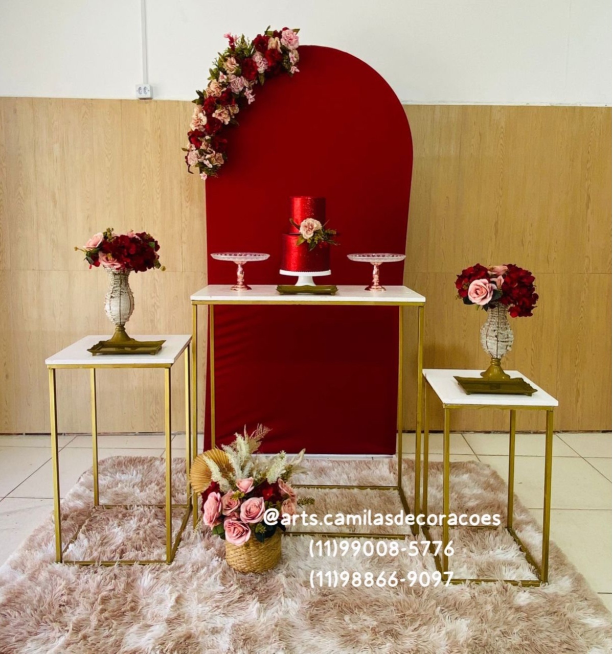 Marsala - Art's Camila's Decorações 