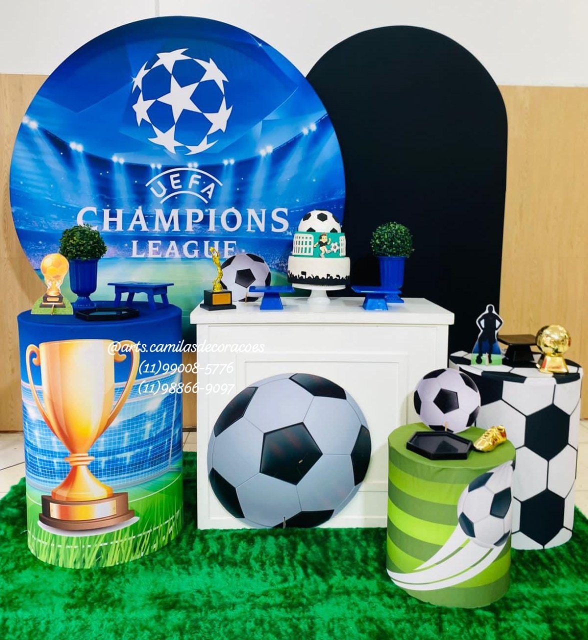 Champions League Romano + Mesa  - Art's Camila's Decorações 