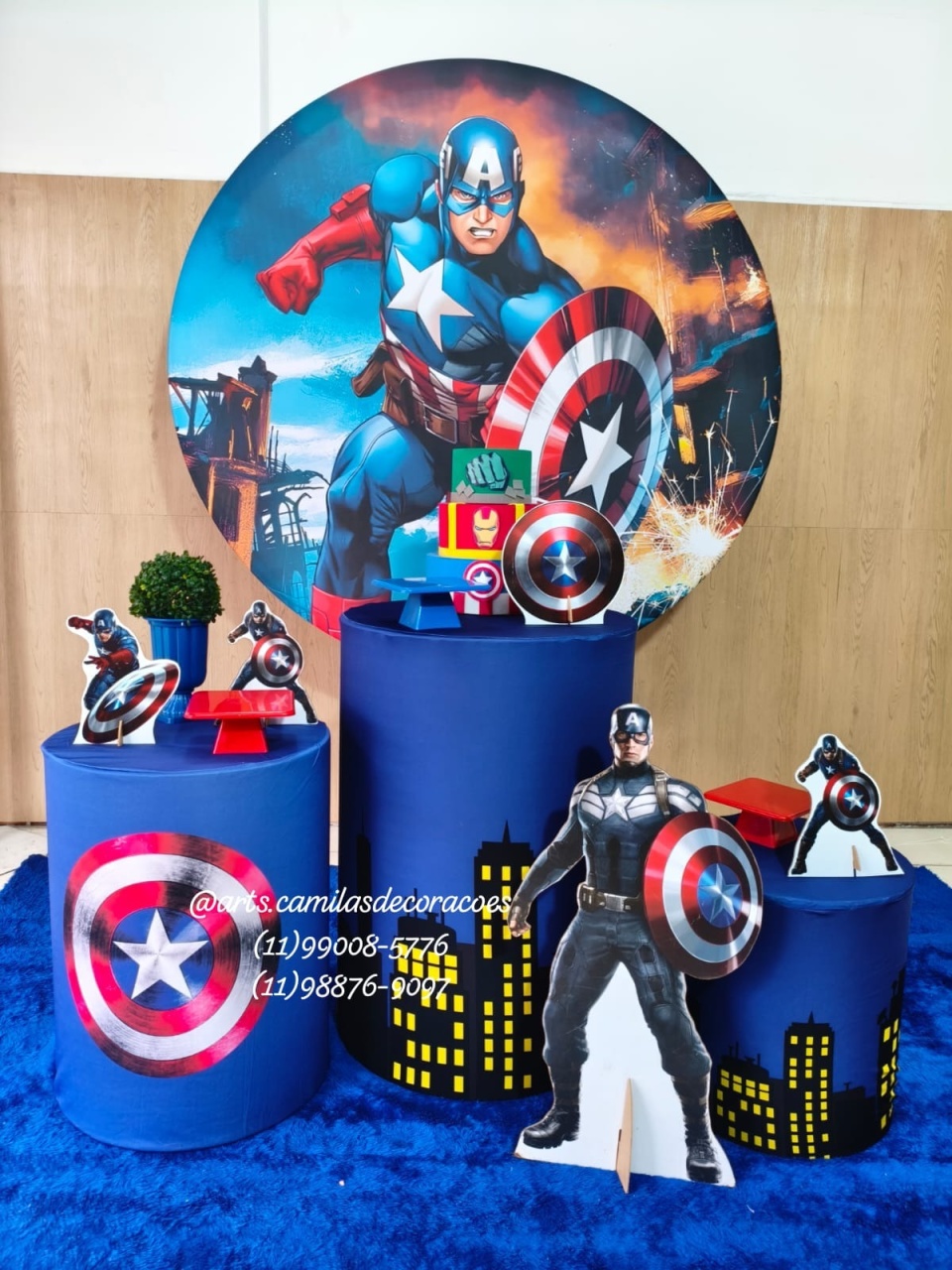 Capitão América  - Art's Camila's Decorações 