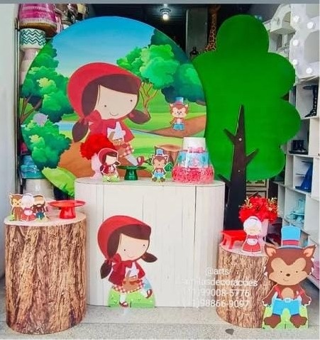 Chapeuzinho Vermelho  - Art's Camila's Decorações 