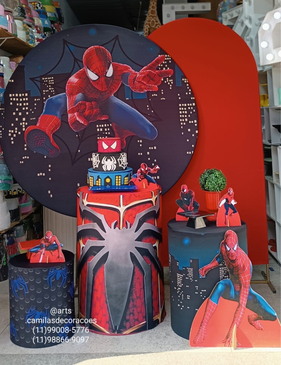 Homem Aranha (2) - Art's Camila's Decorações 