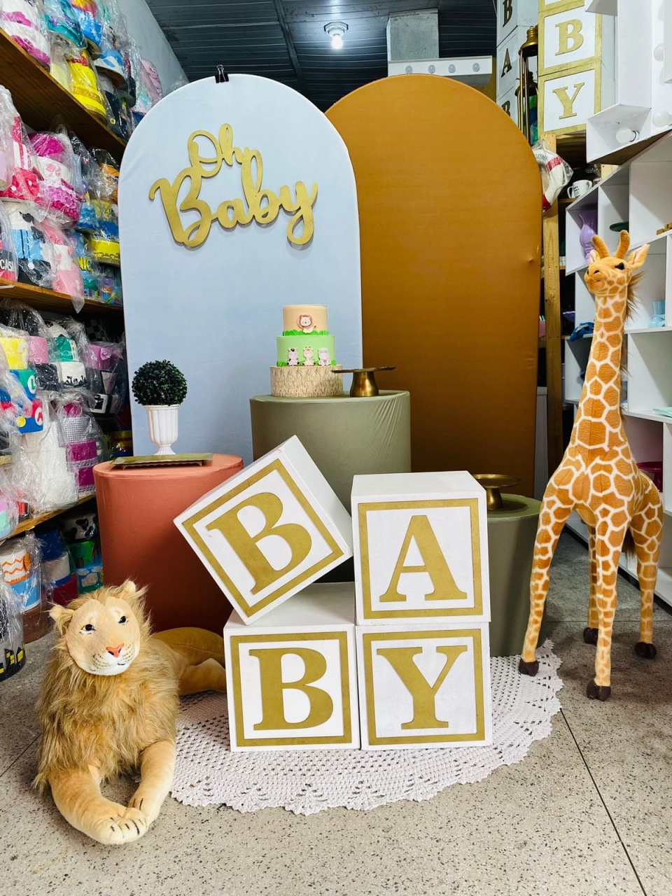 Chá de Bebê Oh Baby Safari  - Art's Camila's Decorações 