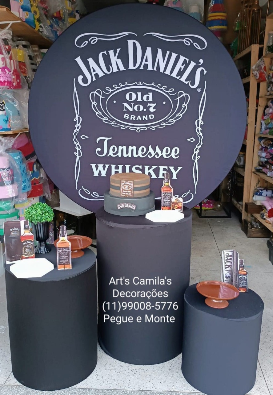 Jack Daniels - Art's Camila's Decorações 