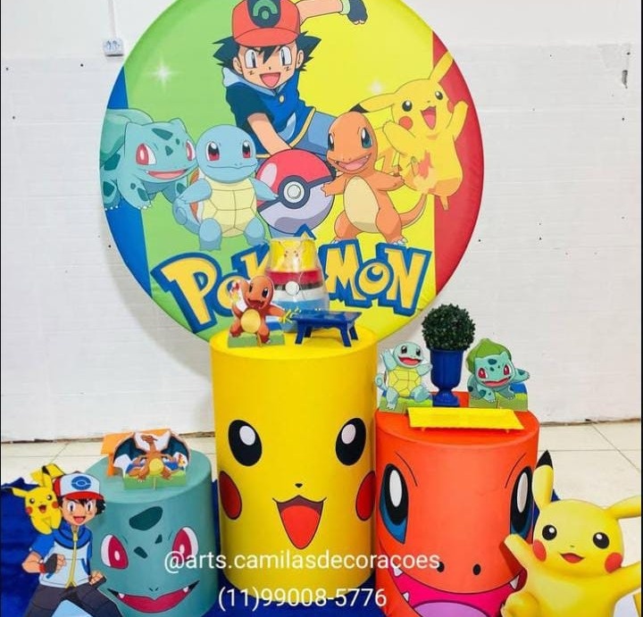 Pokémon  - Art's Camila's Decorações 