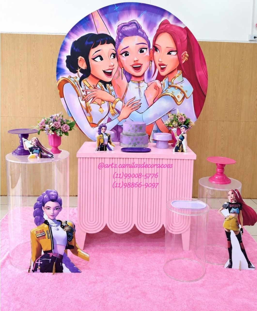 Guerreira Kpop Acrilico - Art's Camila's Decorações 