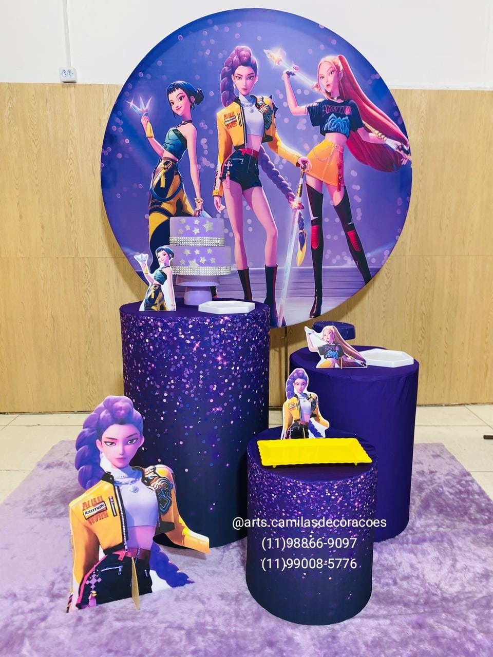 Guerreiras Do Kpop - Art's Camila's Decorações 