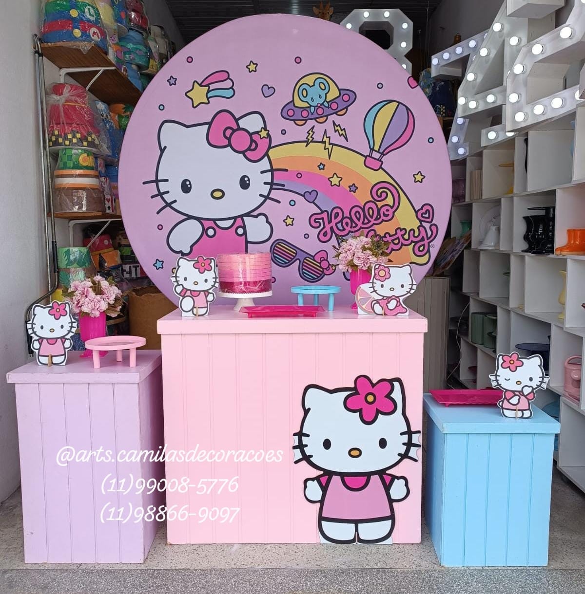 Hello Kit Mesas  - Art's Camila's Decorações 