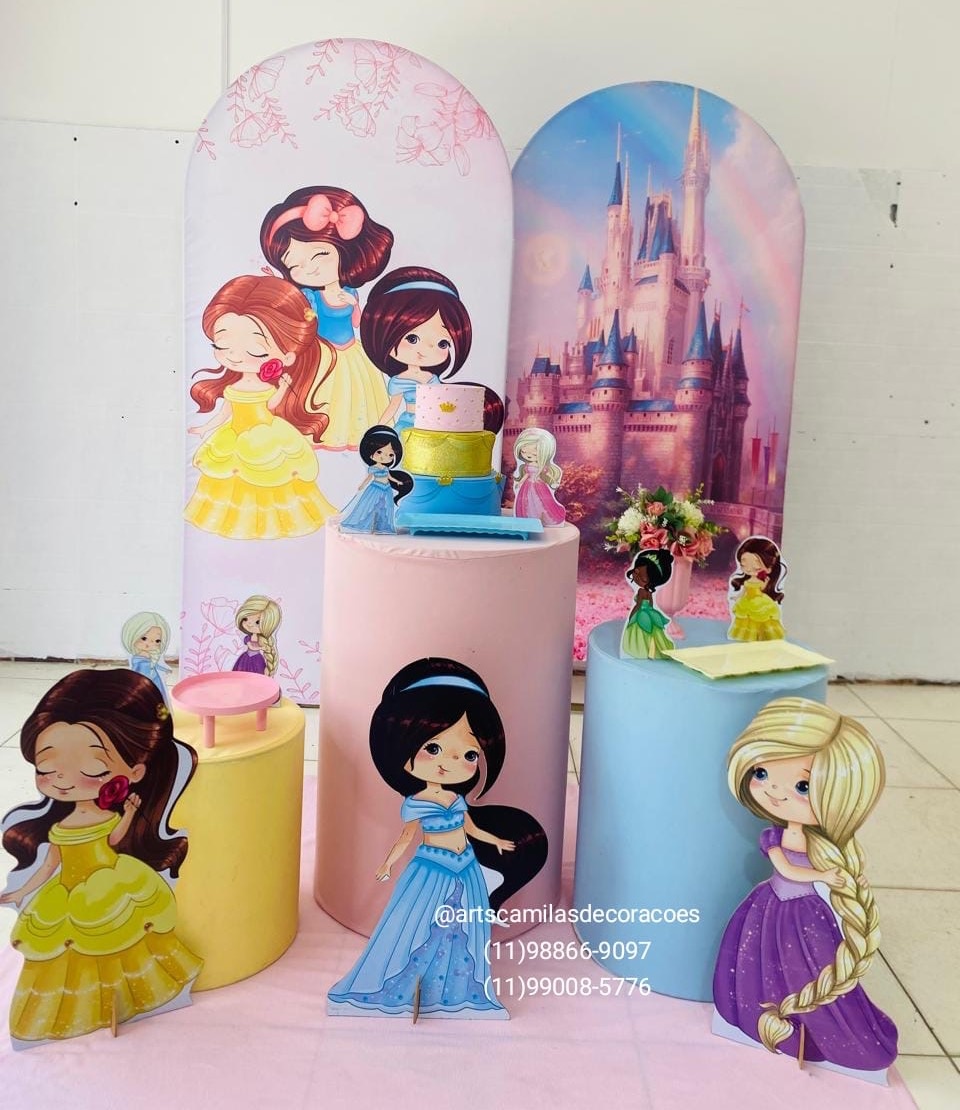 Princesas Baby Castelo  - Art's Camila's Decorações 