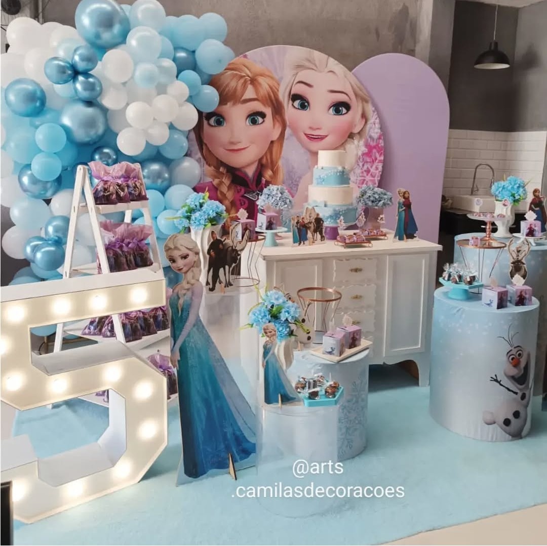 Frozen Cômoda - Art's Camila's Decorações 