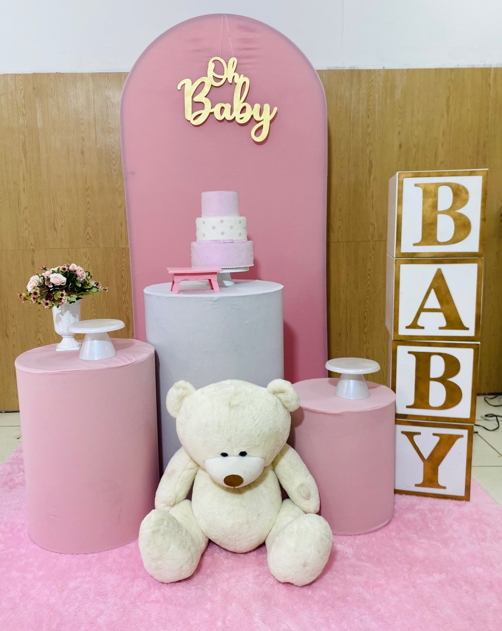 Oh Baby Rosa  - Art's Camila's Decorações 