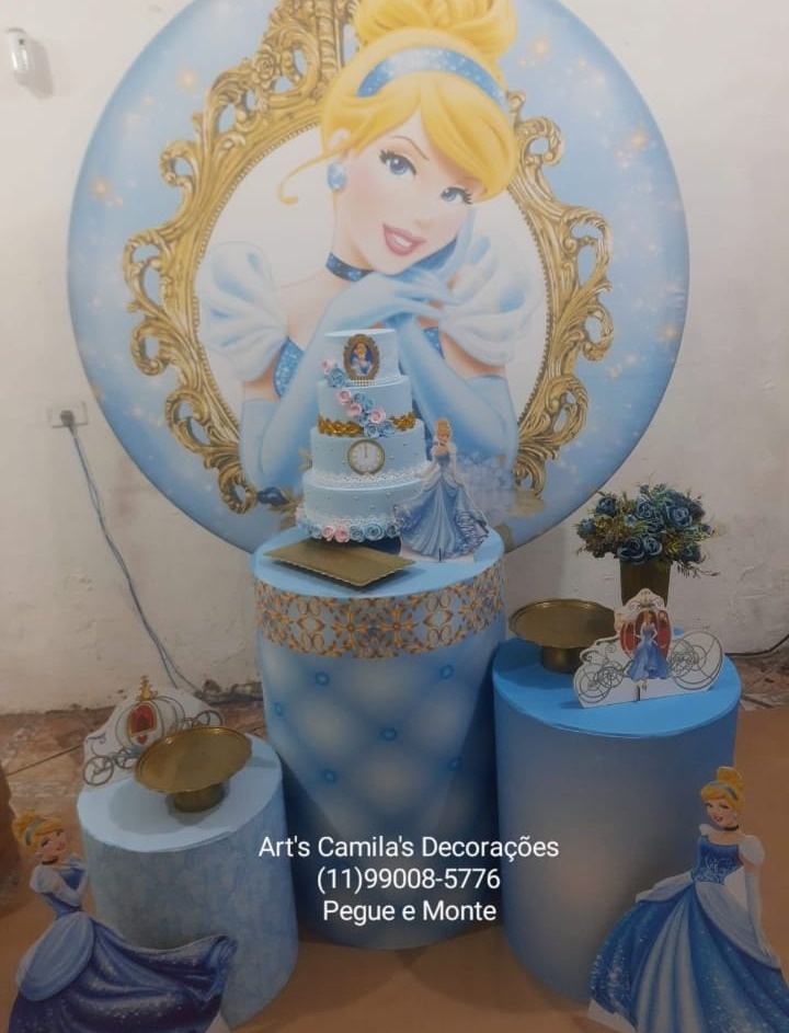 Cinderela  - Art's Camila's Decorações 