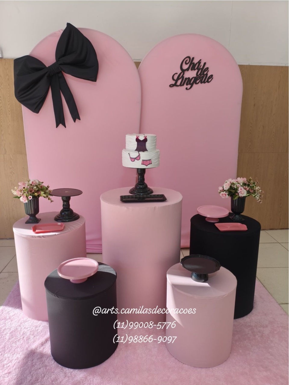 Chá de Lingerie - Art's Camila's Decorações 