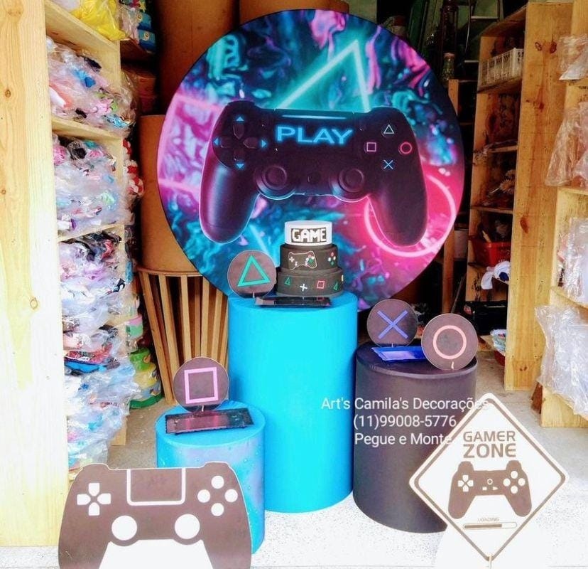 Vídeo Game  - Art's Camila's Decorações 