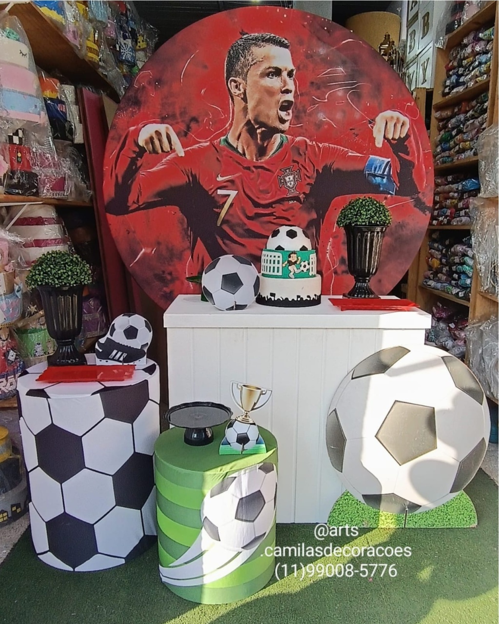 Cristiano Ronaldo / Cr7 - Art's Camila's Decorações 