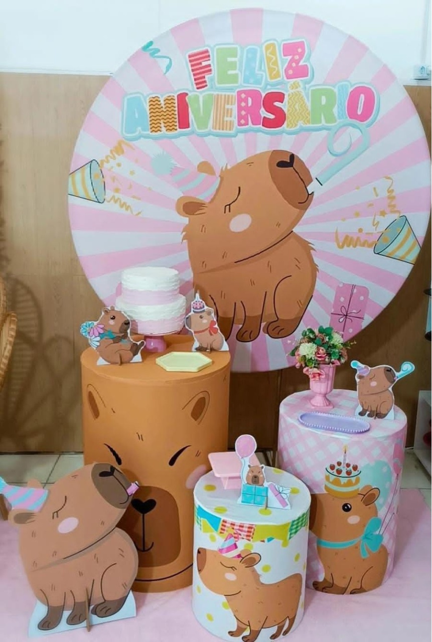 Capivara  - Art's Camila's Decorações 