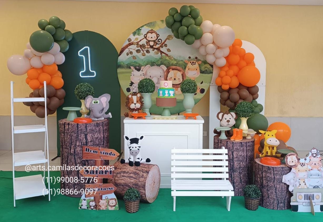 Safari Portal - Art's Camila's Decorações 