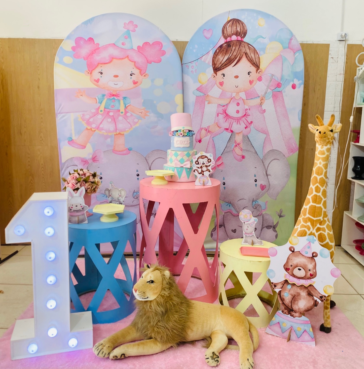 Circo Candy Menina  - Art's Camila's Decorações 