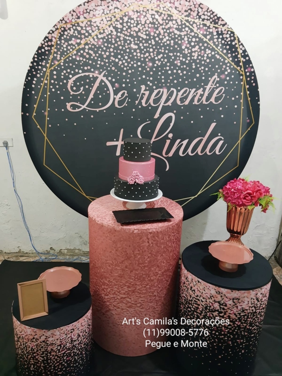 de Repente + Linda  - Art's Camila's Decorações 