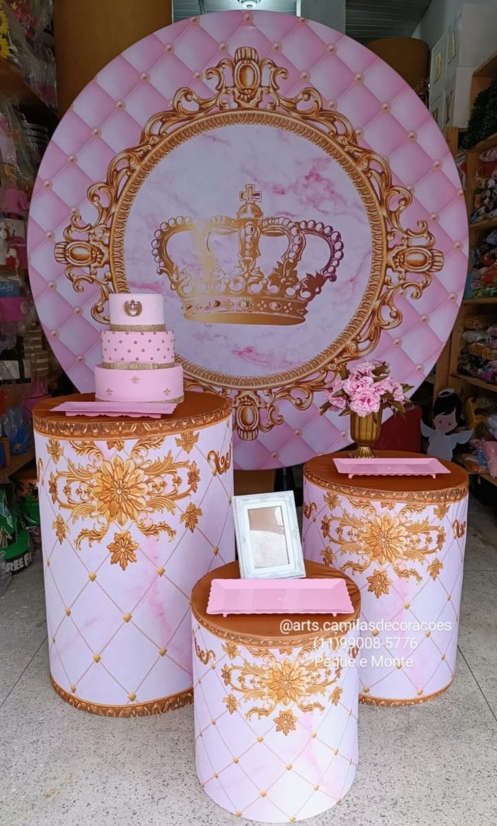 Coroa Menina  - Art's Camila's Decorações 