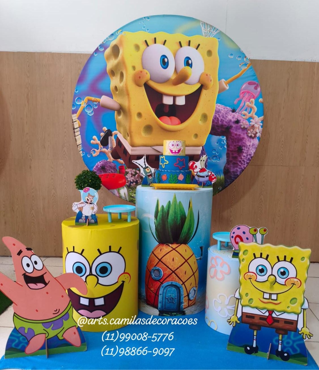 Bob Esponja (1) - Art's Camila's Decorações 