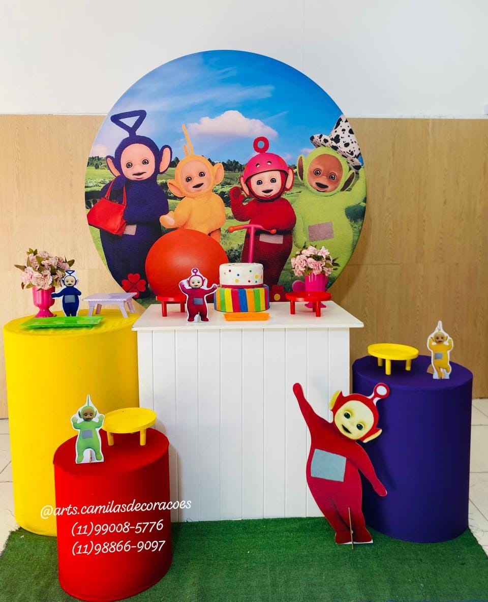 Teletubbies Mesa - Art's Camila's Decorações 