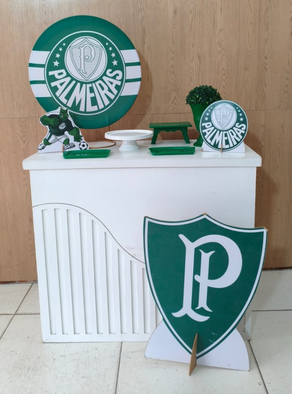 Mini Festa Na Mesa Palmeiras - Art's Camila's Decorações 