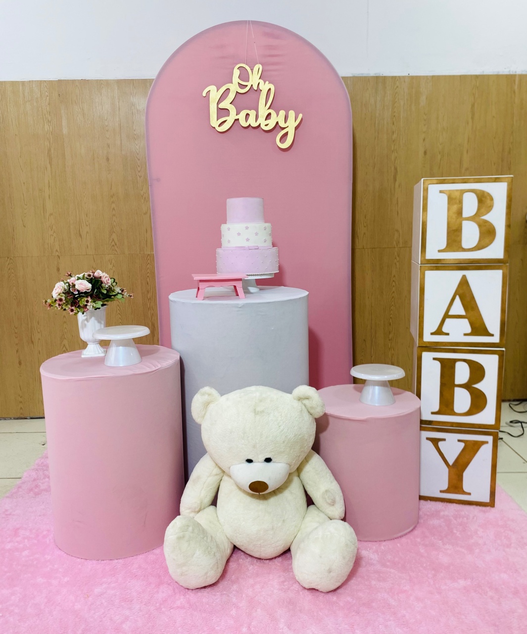 Oh Baby Rosa  - Art's Camila's Decorações 