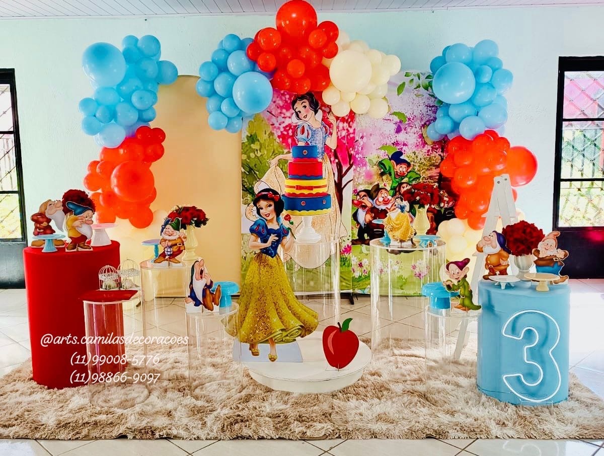 Branca de Neve Candy - Art's Camila's Decorações 