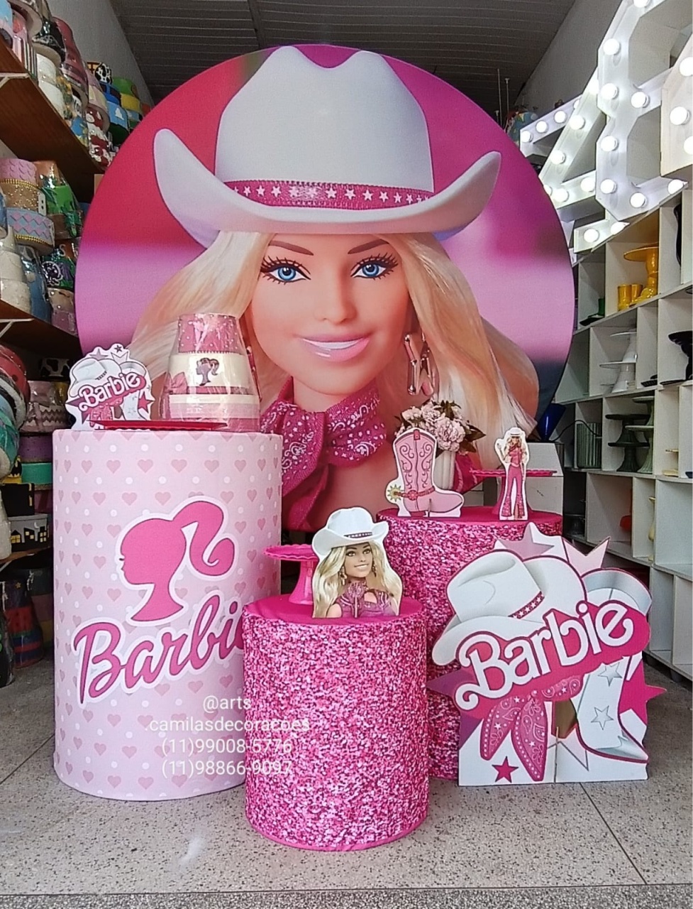 Barbie Boiadeira - Art's Camila's Decorações 