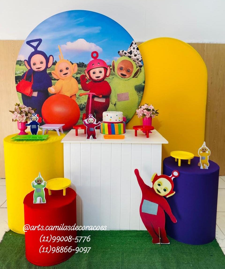 Teletubbies Mesa + Romoano - Art's Camila's Decorações 
