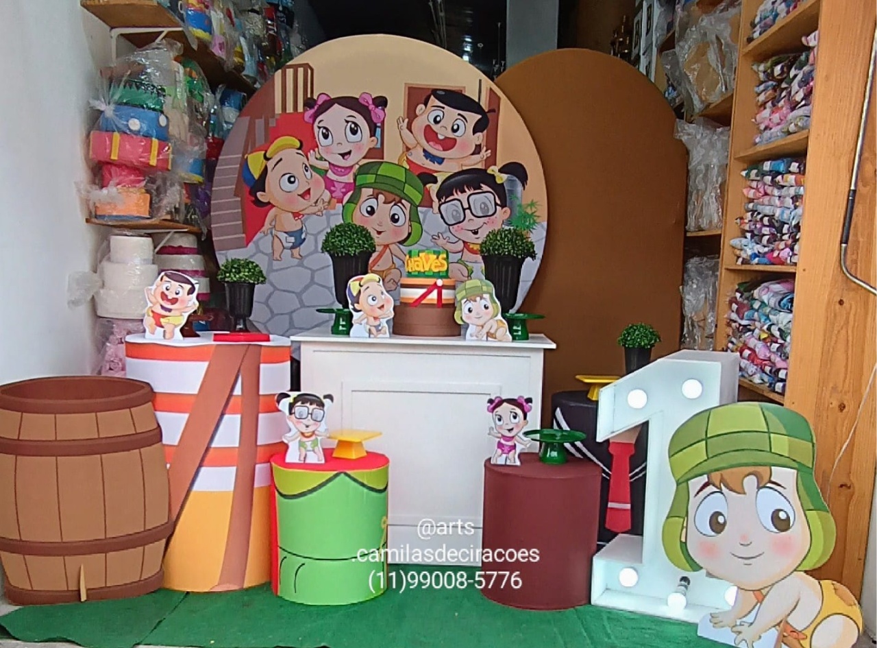 Chaves Baby (Turma) - Art's Camila's Decorações 