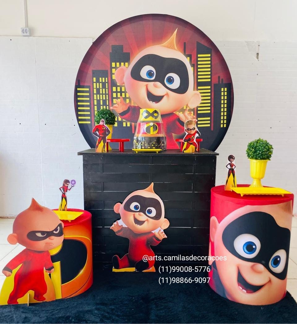 Zezé Os Incríveis (4) - Art's Camila's Decorações 