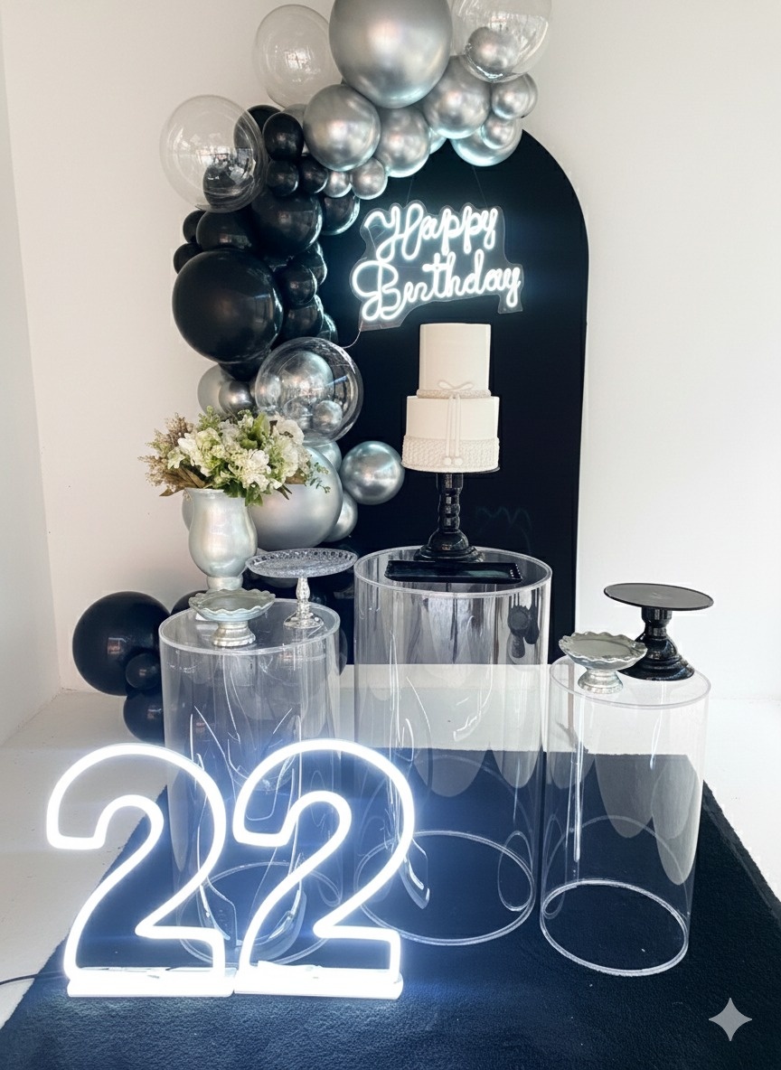 Happy Birthday Preto - Art's Camila's Decorações 