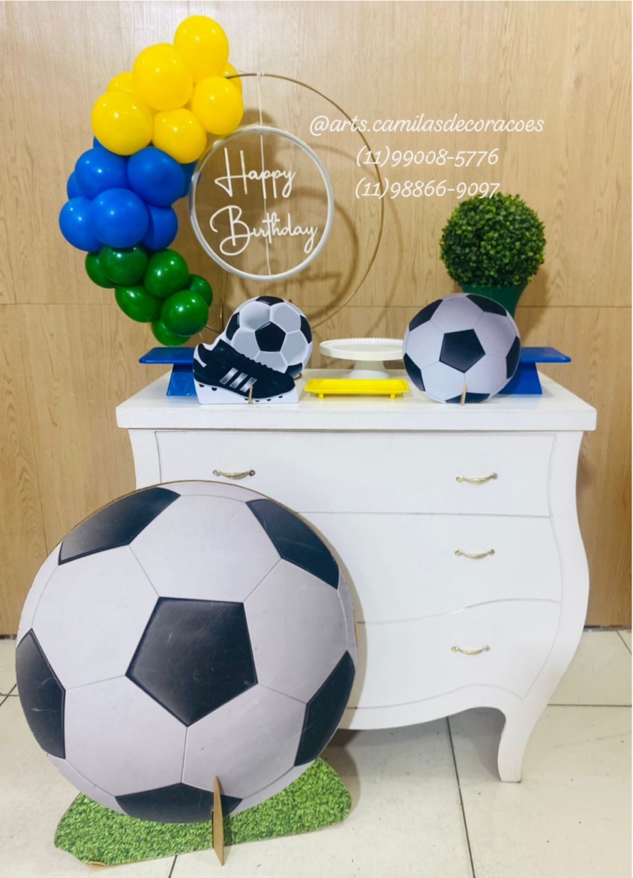 Mini Festa Na Mesa Futebol/Copa - Art's Camila's Decorações 