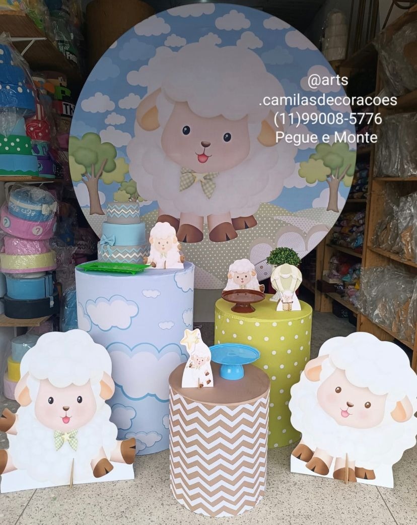 Ovelhinha Menino  - Art's Camila's Decorações 