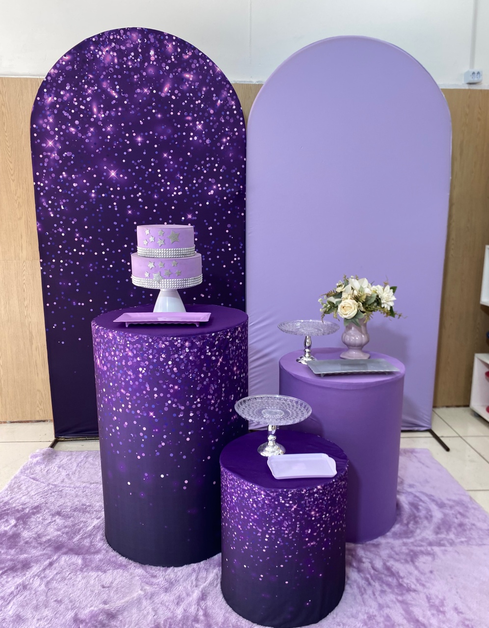 Brilho Roxo/ Lilás  - Art's Camila's Decorações 